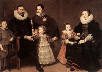 科內利斯 德 沃斯 Family Portrait